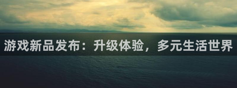pp电子官网平台代理条件怎么样：游戏新品发布：升级体验，多元生活世界